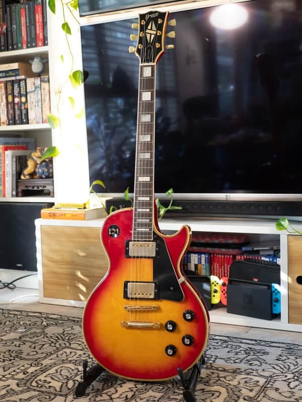 Greco Les Paul CUSTOM EG600C 1977 - Cherry (Stainless Frets)