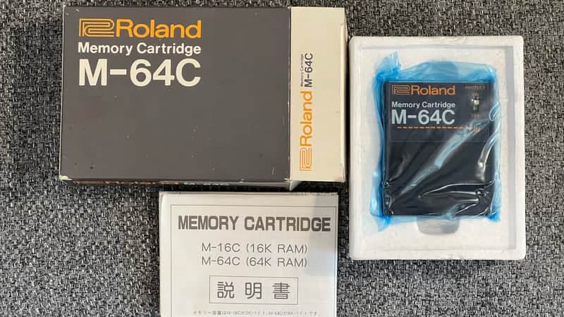 Roland M-64C Memory Cartridge In Box