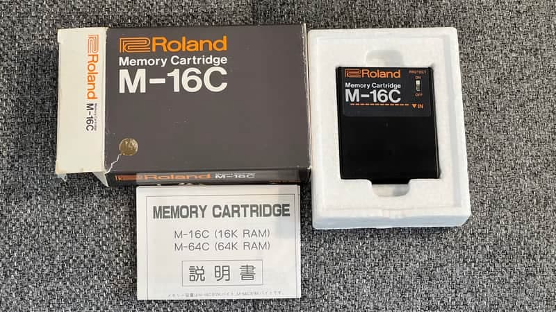 Roland M-16C Memory Card In Box